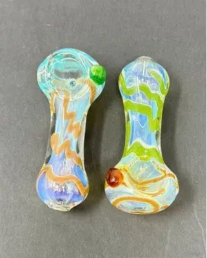 3 Inch Silver Fume Rod Hand Pipe