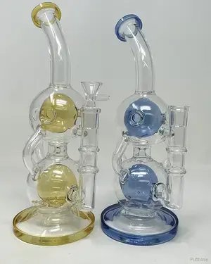 Round Ball Recycle Water Pipe