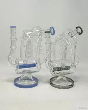 Inline Fancy Dual Bong