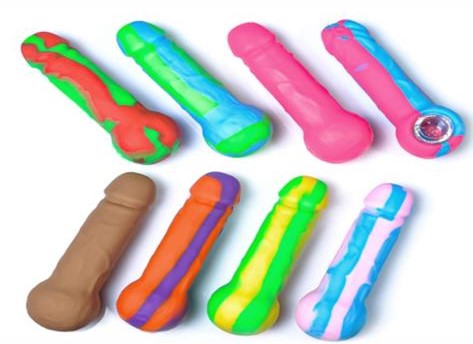 Silicone Penis Hand Pipe