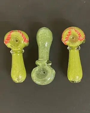 3 Inch One Ring Frit Spoon Pipe