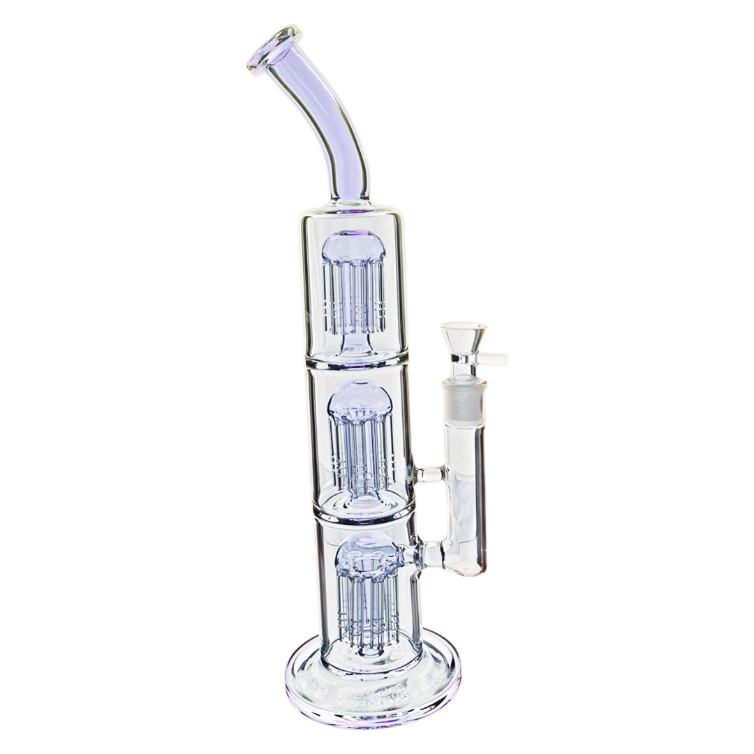 SG-627 BEND COLOR MOUTHPIECE WITH TRIPLE TREE PERC