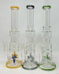 14 Inch Corona Perc Straight Water Pipe