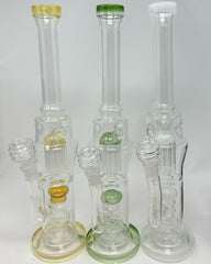 16 Inch Double Chamber Tree Perc and Showerhead Water Pipe