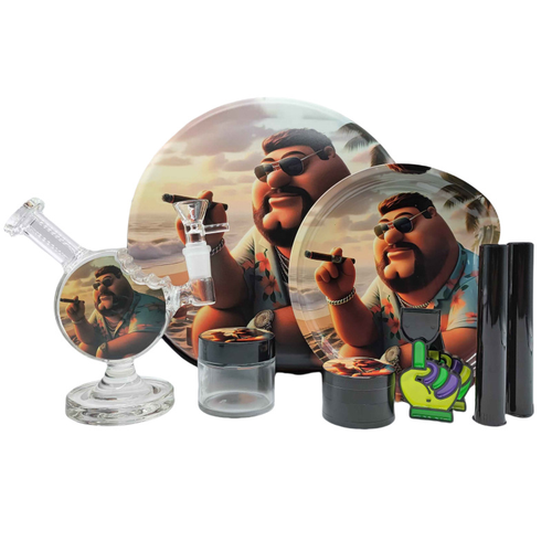 EVA Round Bag Rig Smoking kit Set