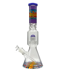 16 Inch Wig Wag Beaker Bong with Metrix Perc