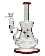 Mushroom Perc Beaker Base Straight Water Pipe