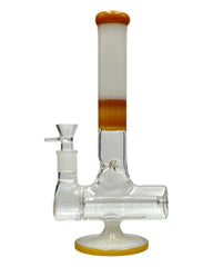 12 Inch Color Tube Inline Straight Bong