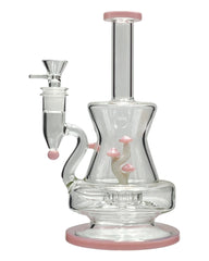 Mushroom Perc Beaker Base Straight Water Pipe