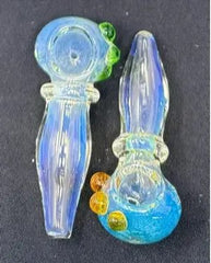 3 Inch Silver Fume Ridge Hand Pipe