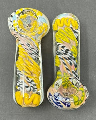 4 Inch Fumed Art Heavy Hand Pipe