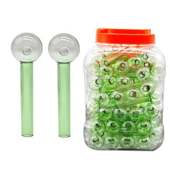 4" Heavy Green Color Oil Burner 90Pcs Set on Jar