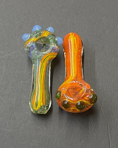 4 Inch Heavy Art with 4 Marble Hand Pipe