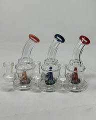 5 Inch Bend Color Mouthpiece Wigwag Design Rig