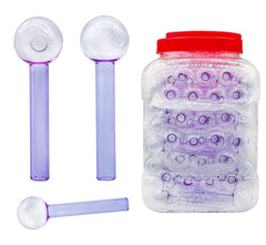 4" Heavy Purple Color Oil Burner 90Pcs Set on Jar