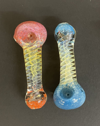 4 Inch Inside Swirl Frit Heavy Hand Pipe