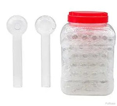 4" Heavy Clear Oil Burner 90Pcs Set on Jar