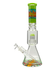 16 Inch Wig Wag Beaker Bong with Metrix Perc