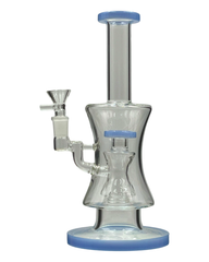 10 Inch Dual Beaker Straight Water Pipe | PuffBase