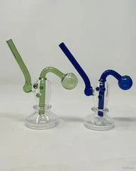 5 Inch Color Handle 3 Marble Oil Dab Rig