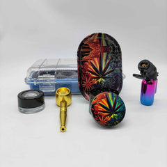 Metal Pipe Lighter Suitcase Kit Set