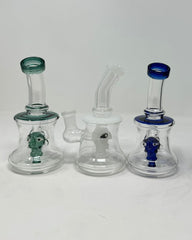 6 Inch Head Design Perc Mini Rig
