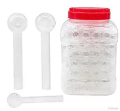 6" Heavy Clear Oil Burner 60Pcs Set on Jar