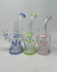 8 Inch Mushroom Perc Bend Water Pipe