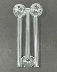 8" Clear Jumbo Oil Burner 6Pcs Set