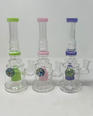 8 Inch Cone Perc Eye Pendent Straight Water Pipe