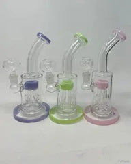 8 Inch Jelly Perc Bend Mouthpiece Water Pipe