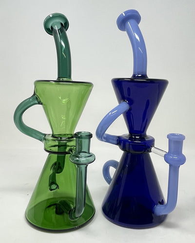 Color Tube Hourglass Shape Recycler