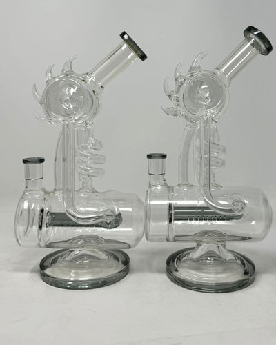 Fancy Glass Character Recyle Bong