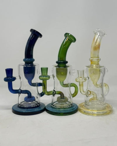 Electroplated Color Bend Mouthpiece Shower Head Perc Recycle Water Pipe