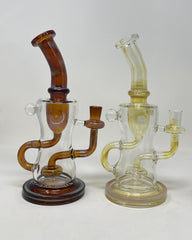 Electroplated Color Bend Mouthpiece Shower Head Perc Recycle Water Pipe