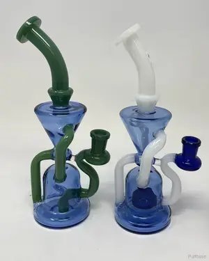 2 Side arm Recycler Water Pipe