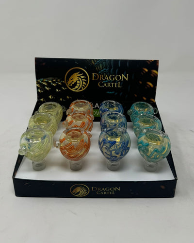 Inside Out Silver Fume Round Design Bowl Display Set 12 Pcs Set