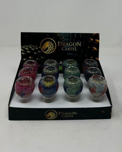 Inside Out Round Fret Design Bowl Display Set 12 Pcs Set