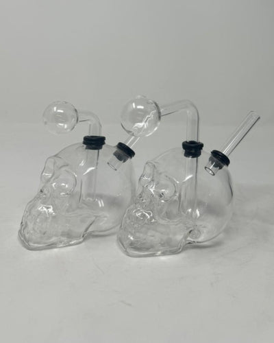 Skull Shape 3Pcs Dab Oil Rig