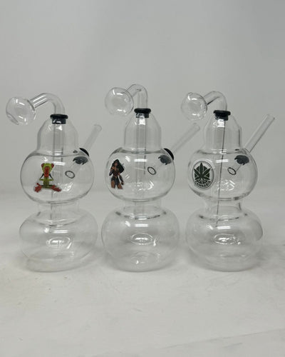 Round Base Round Shape Sticker 3Pcs Dab Oil Rig