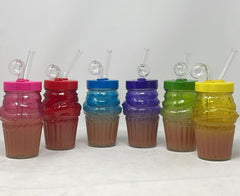 Cupcake Shape 3Pcs Color Dab Oil Rig