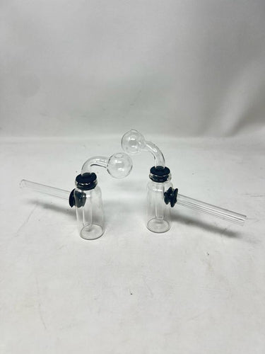 Mini Clear 3Pcs Small Dab Oil Rig