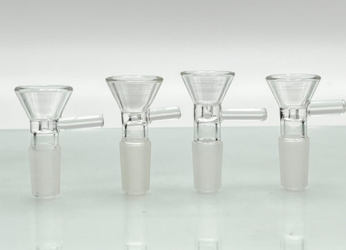 14MM Male Joint Clear Handle Bowl
