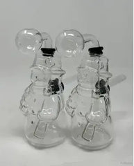 Snowman Shape 3Pcs Dab Oil Rig