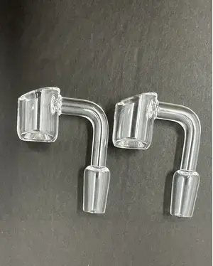 14MM Male Joint Cut 90 Degree Quartz Banger