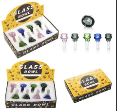 Skull Shape Color Bowl Display Set 8 Pcs Set