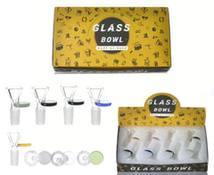 Funnel Shape Color Flat Handle Display Set 8 Pcs Set