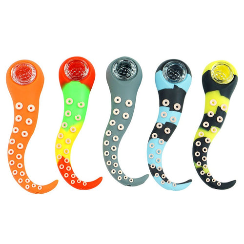 Silicone Tentacles Hand Pipe