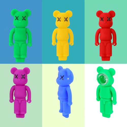 Silicone Gummy Bear Hand Pipe