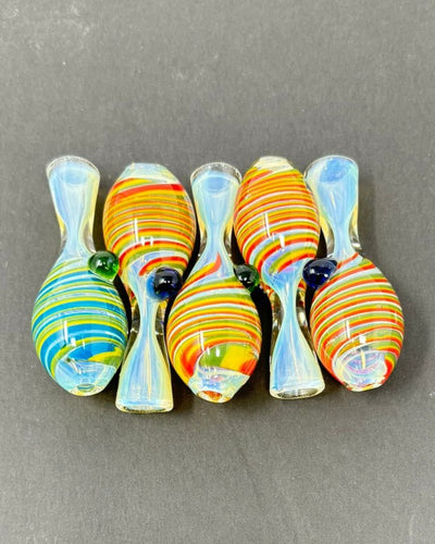 3.5 Inch Silver Fume Inside Swirl One Hitter